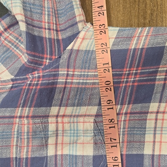 Rails-Wyatt in 'Ocean Tangerine' 100% Cotton Long Sleeve Button Down-Size XL - Picture 14 of 17